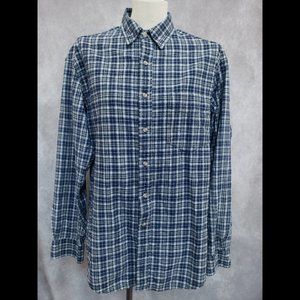 Old Navy Plaid Long Sleeve Button-up Shirt, Size M